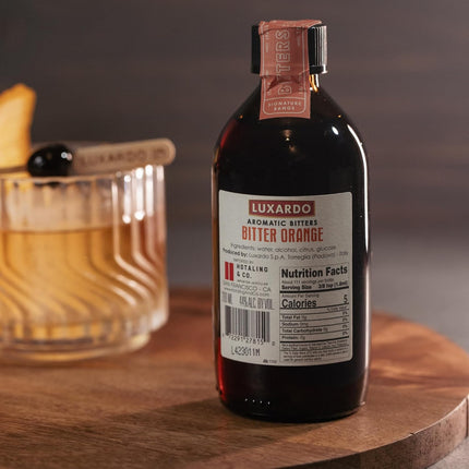 Luxardo Aromatic Infused Cocktail Bitters | Product of Italy | Versatile and Essential Ingredients for Drinks, 200 ml (Bitter Orange)