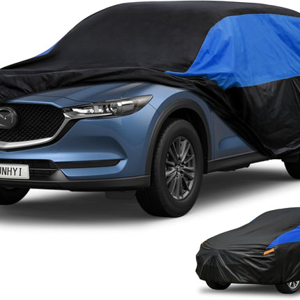 GUNHYI Mazda Car Cover Custom Fit Mazda CX5 CX-5 Waterproof All Weather, Lightweight Full Car Cover Outdoor Sun UV Rain Dust Snow Wind Protection.