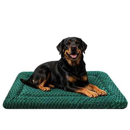 Tapete para cama de perro, reversible para jaula, lavable a máquina para perros pequeños
