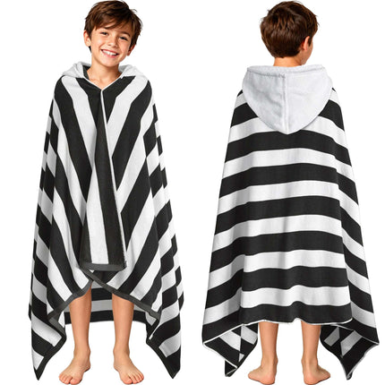 Toddler Hooded Towel Wrap, 3-10 Years, 100% Cotton,Daisy