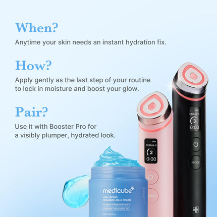 Jelly Cream with Hyaluronic Acid for Long-lasting Hydration