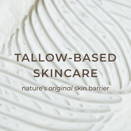 Whipped Tallow Balm – 100% Grass Fed Beef Tallow for Baby, Eczema & Sensitive Skin; Double-Infused with Calendula & Chamomile Herbs (Unscented Herb-Infused)