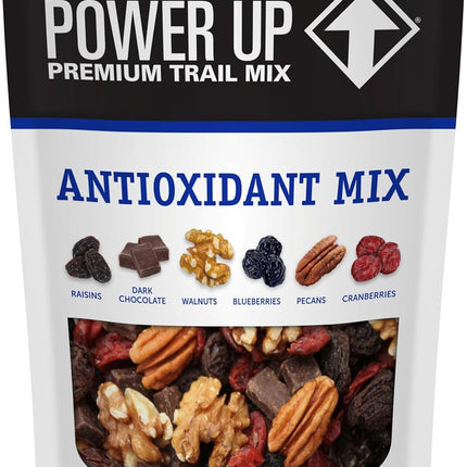 Power Up Trail Mix, Antioxidant Trail Mix, Non-GMO, Vegan, Gluten Free, No Artificial Ingredients, Gourmet Nut, 13 Ounce Bag, Blue, 13 Ounce (Pack of 2)