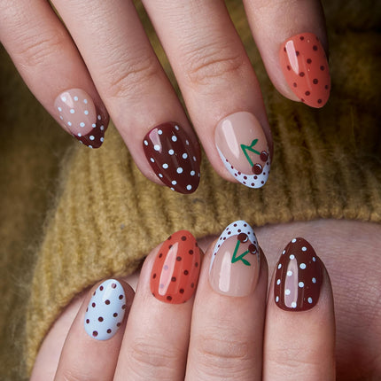 Extra Short Almond Press On Nails, Blush Veil Nude Pink, Soft Gel - photo 9