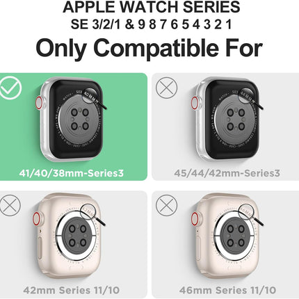 DABAOZA Compatible for Clear Apple Watch Band with Bumper Case 49mm 46mm 45mm 44mm 42mm 41mm 40mm 38mm, Women Men Glitter Bling TPU Sport Strap for iWatch SE Ultra 3 2 Series 11 10 9 8 7 6 5 4 3 2 1