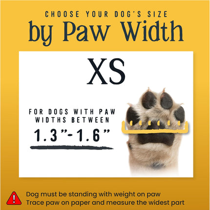 DOK TigerToes Premium Non-Slip Dog Socks for Hardwood Floors - Extra-Thick Grip that Works Even When Twisted - Prevents Licking, Slipping, and Great for Dog Paw Protection (X-Small)