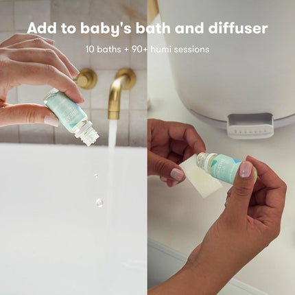 Vapor Bath Drops, Baby Congestion Relief with Eucalyptus Essential Oil for Humidifier, Aromatherapy Oil Help Baby Breathe Easy