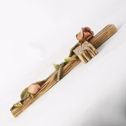 Home Decor 8.25" H Mystical Rose Cross for Wall
