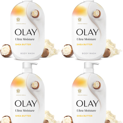 Body Wash for Women, Ultra Moisture Shea Butter Scent, 35 fl oz