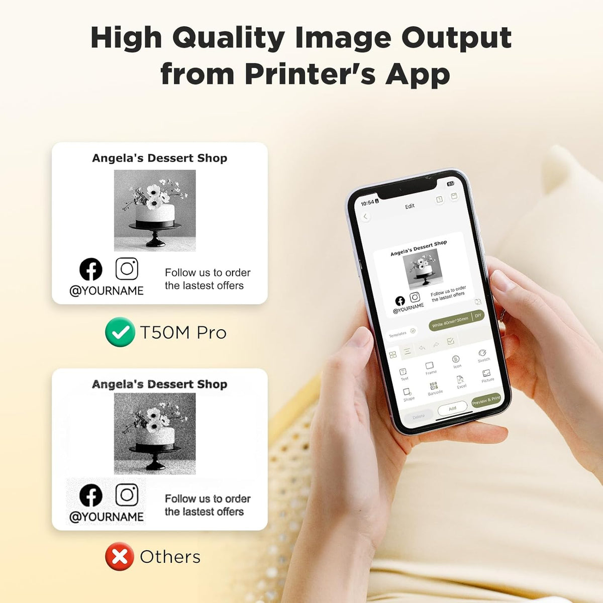 Pro Bluetooth Label Maker Machine with Tape, Wide Waterproof Label, Versatile App with 30+ Fonts and - photo 4