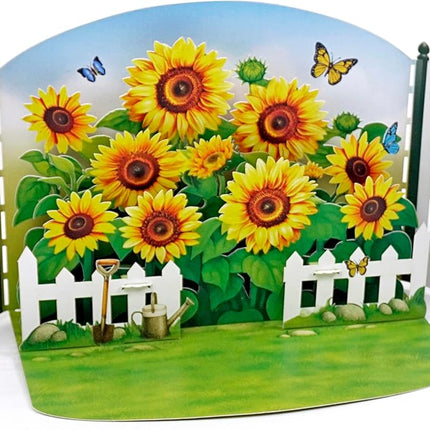 CUTPOPUP Birthday Card Pop Up, 3D Greeting Flowers Cards for Women, Mom, Grandma, Daughter, Friends (Bloom Sunflowers) FL194US