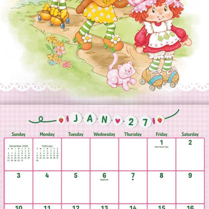 2027 Strawberry Shortcake Wall Calendar