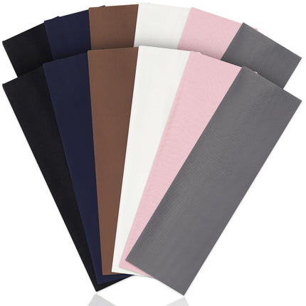 12 Pcs Stretchy Headbands for Women, Absorbed Sport Headband