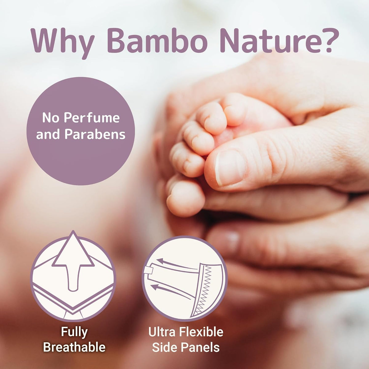 Hypoallergenic Dream Baby Diapers, Premium Eco-Labeled Sustainable Diapers, Enhanced Leakage Protection - photo 2