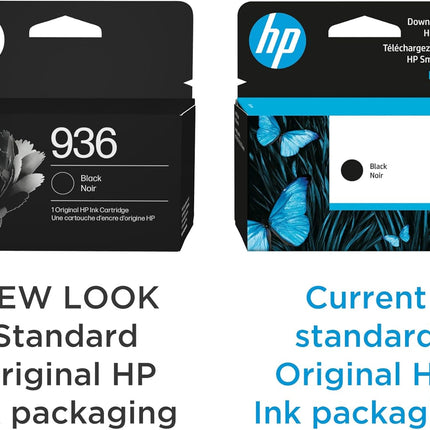 HP 936 Black Ink Cartridge | Works with OfficeJet 9120, OfficeJet Pro 9110, 9120, 9130 Series, Wide Format 9730 | Eligible for Instant Ink | 4S6V2LN