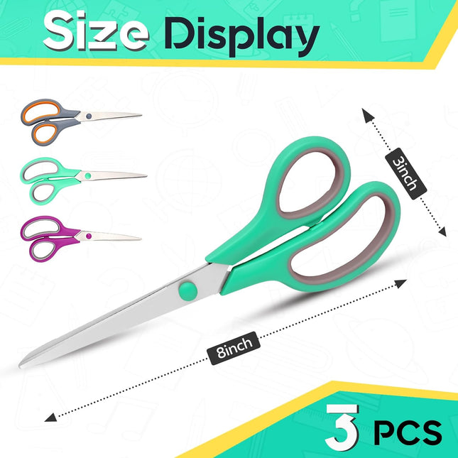 8.5 Inch All-Purpose Scissors for Home and Office