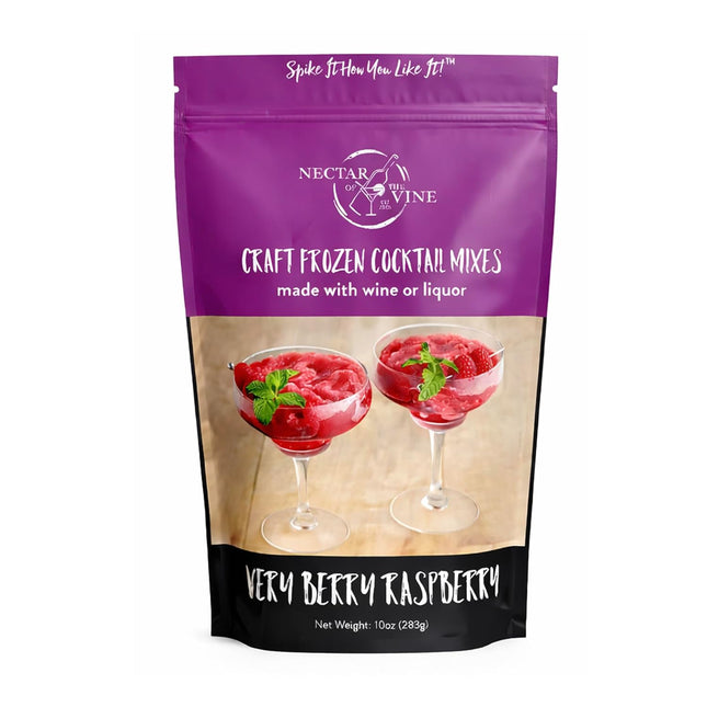 Raspberry Frozen Wine Slushy Mix, Cane Sugar, Up to 10 Servings