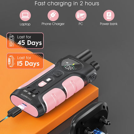 Dog Shock Collar ,4200FT Dog Training Collar with Remote,Pink