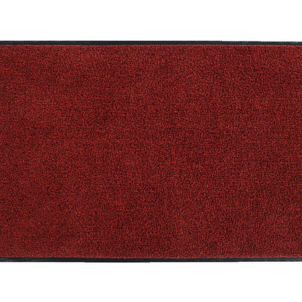 Guardian Platinum Series Indoor Wiper Floor Mat, Rubber with Nylon Carpet, 4'x6', Red