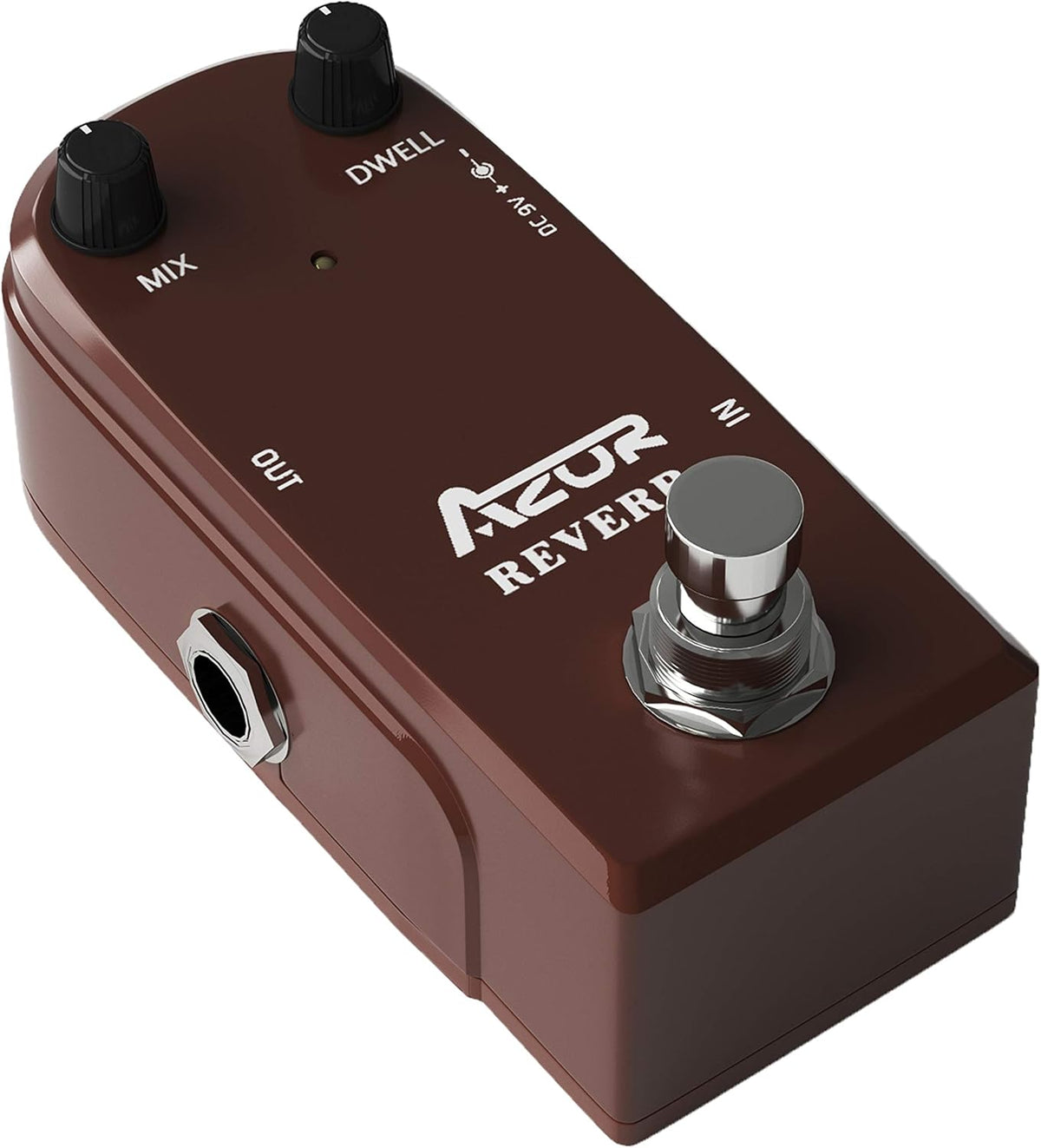 Spring Reverb Guitar Effect Pedal with True Bypass Aluminum Alloy Case