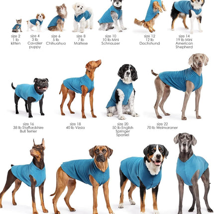 Goldpaw Stretch Fleece Dog Sweater - with Spandex for 4-Way Stretch - Soft, Comfortable Dog Coat - Machine Washable - Made in the USA - Red - Size 16