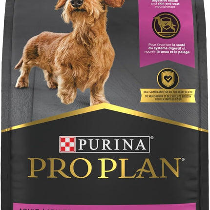 Purina Pro Plan Sensitive Skin and Stomach Dog Food Small Breed, Adult Salmon & Rice Formula - 4 lb. Bag