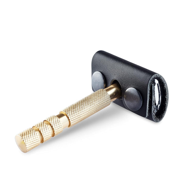 Safety Razor Head Protecting Leather Cover, Genuine Cowhide Leather Double Edge Safety Razor Case - photo 2