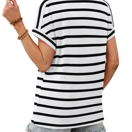 Womens Tops Short Sleeve Shirts Summer Outfits 2026 Spring Dressy Casual Clothes Clothing