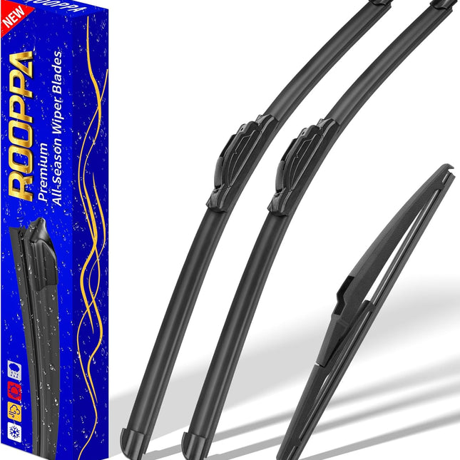 3-Piece Replacement Wiper Set for 2014-2021 Vehicles