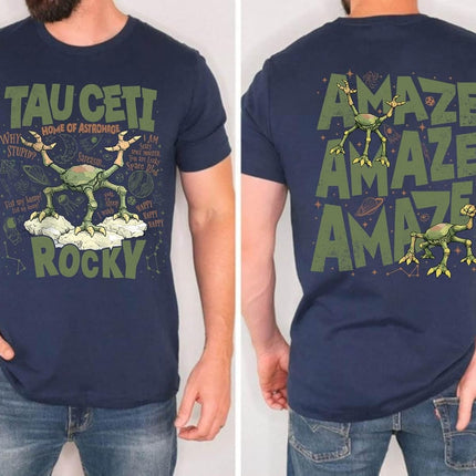 Amaze Amaze Amaze Shirt - Project Rocky Inspired T-Shirt - Tau Ceti Space Blob Graphic Tee - Funny Space Quotes Shirts for Kids & Adults Multiple Colors