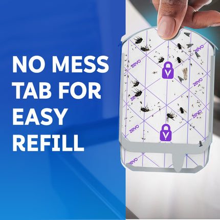 Flying Insect Trap Refill Cartridges for Fruit Flies & Gnats, 4 Count