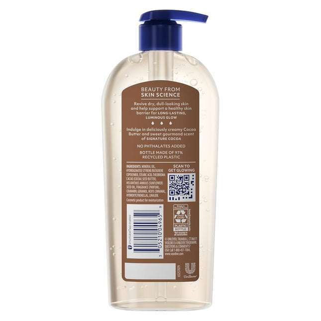 Body Gel Oil with 100% Pure Cocoa Butter, 12 oz - photo 2