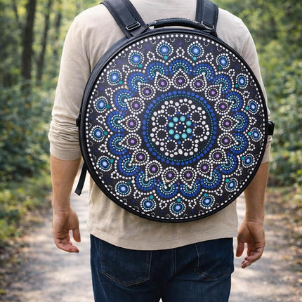 ARAW Shamanic Drums Bag, Bodhran Drum Case, Handmade Frame Drum Bag, Hand Drum Protection, Drum Case, Cordura Bag (16 Inches X 3 Inches)