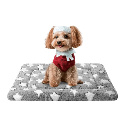 Tapete para cama de perro, reversible para jaula, lavable a máquina para perros pequeños