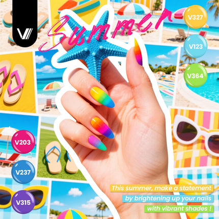60 Pcs Gel Nail Polish Set, 55 Colors Gel Polish with Base Coat & 4 Effects Top Coat Full-Color Nail - photo 4