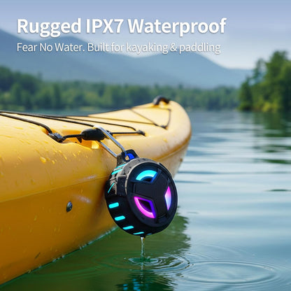 Portable Bluetooth Shower Speaker, LED Light, 2000mAh, Hands-Free Calling - photo 4