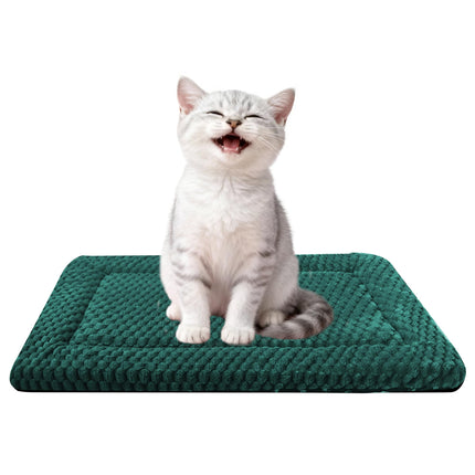 Tapete para cama de perro, reversible para jaula, lavable a máquina para perros pequeños