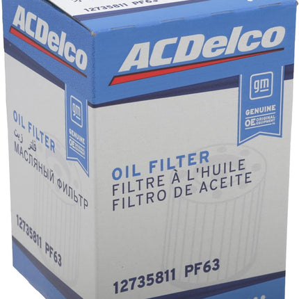 ACDelco GM Original Equipment PF63 (12735811) Engine Oil Filter