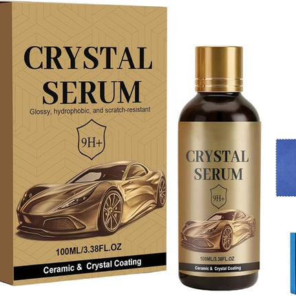 PTZ Crystal Serum – 2026 New Model Advanced Graphene Ceramic Coating for Cars 100ML, 9H Graphene Coating for Auto Car Detailing, Coat Restore for Paint, Glass & Wheel