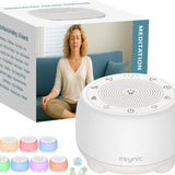 Rechargeable Tibetan Singing Bowl White Noise Machine with Night Light