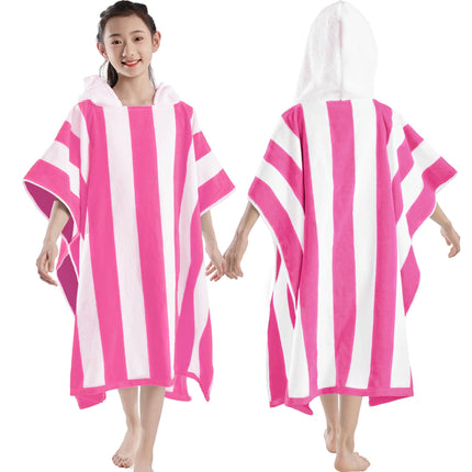 Toddler Hooded Towel Wrap, 3-10 Years, 100% Cotton,Daisy