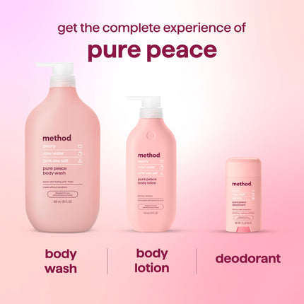 Body Wash, Pure Peace, Paraben and Phthalate Free, 28 oz (Pack of 1)