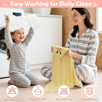 12 PCS Baby Bath Towels Set, Baby Towels for Newborn Bath Essentials Gifts