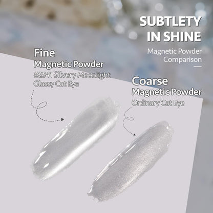 Glassy Cat Eye Gel Nail Polish, 16ml, Silvery Moonlight - photo 2