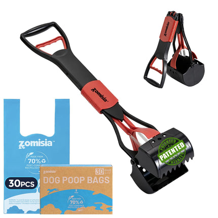 32" Long Handle Pooper Scooper with 30 Count Waste Bags - photo 10