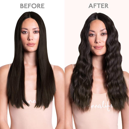 WENNALIFE Clip in Hair Extensions Real Human Hair, 18 Inch 120g 7pcs Human Hair Extensions Clip Ins, Dark Brown Coloured Remy Hair