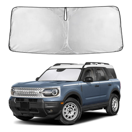 Car Front Windshield Sun Shade, Foldable Window Shade for SUVs