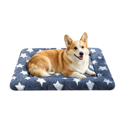 Tapete para cama de perro, reversible para jaula, lavable a máquina para perros pequeños