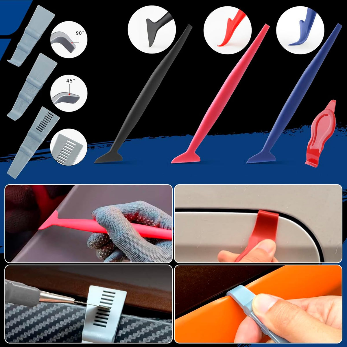 Car Wrap Tool Kit for Vinyl Wrap and Window Tinting - photo 4