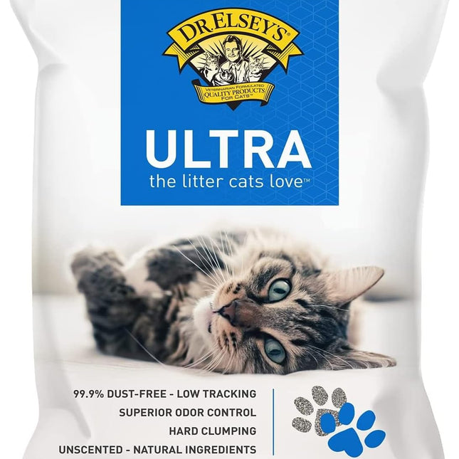 Unscented Clumping Clay Cat Litter, 18 lb Bag